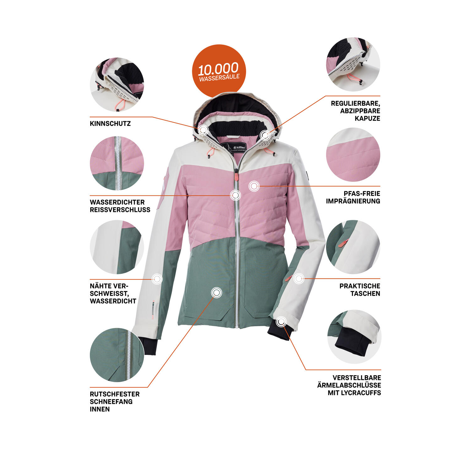 Chaqueta de esquí Killtec KSW 30 6/8
