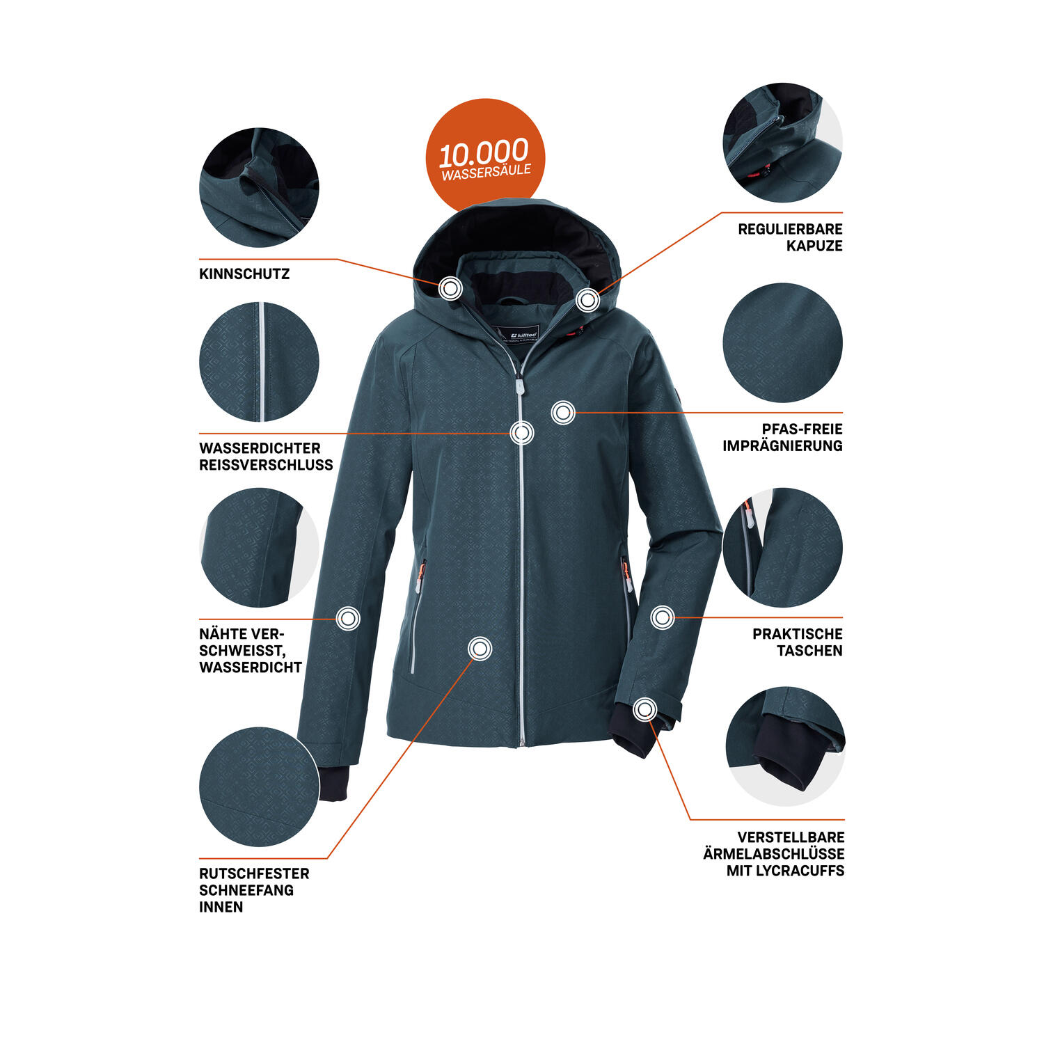 Damen Skijacke KSW 33 WMN SKI JCKT 5/6