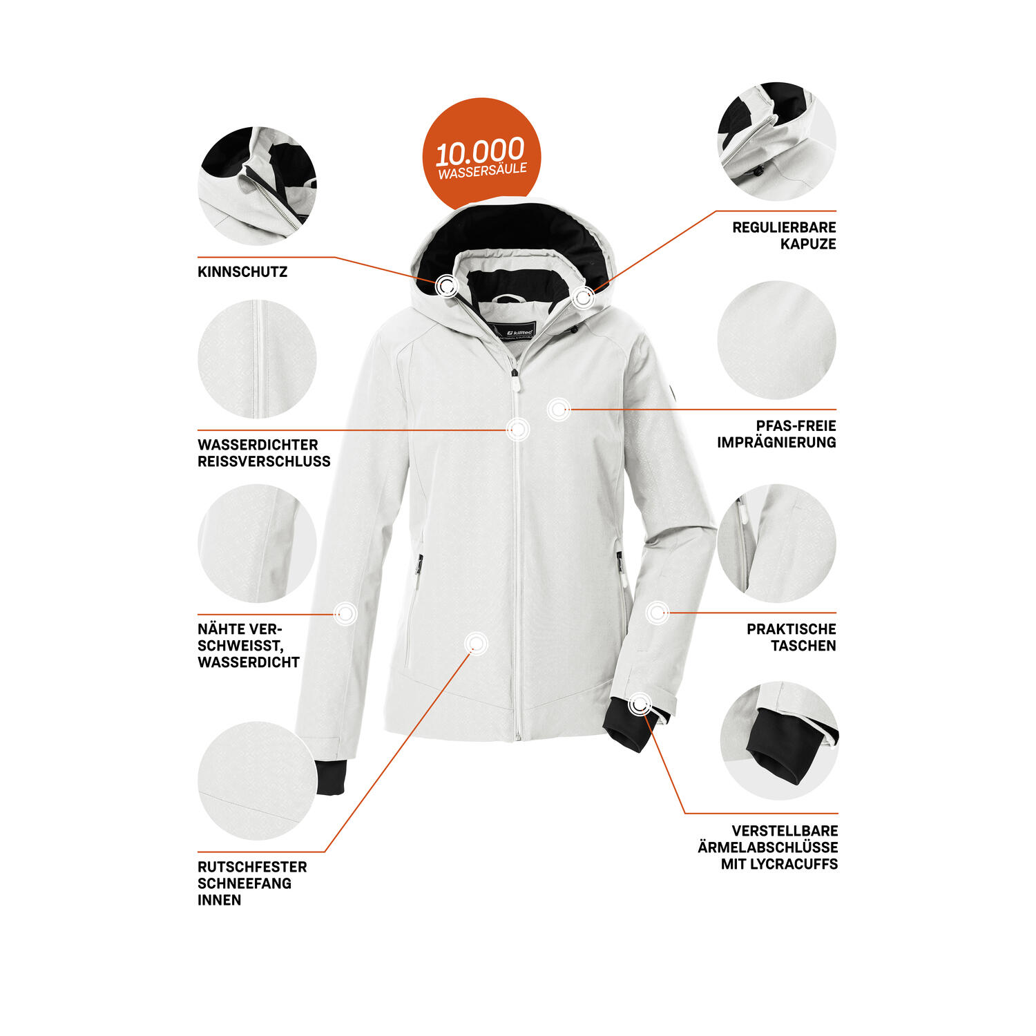 Damen Skijacke KSW 33 WMN SKI JCKT 5/6