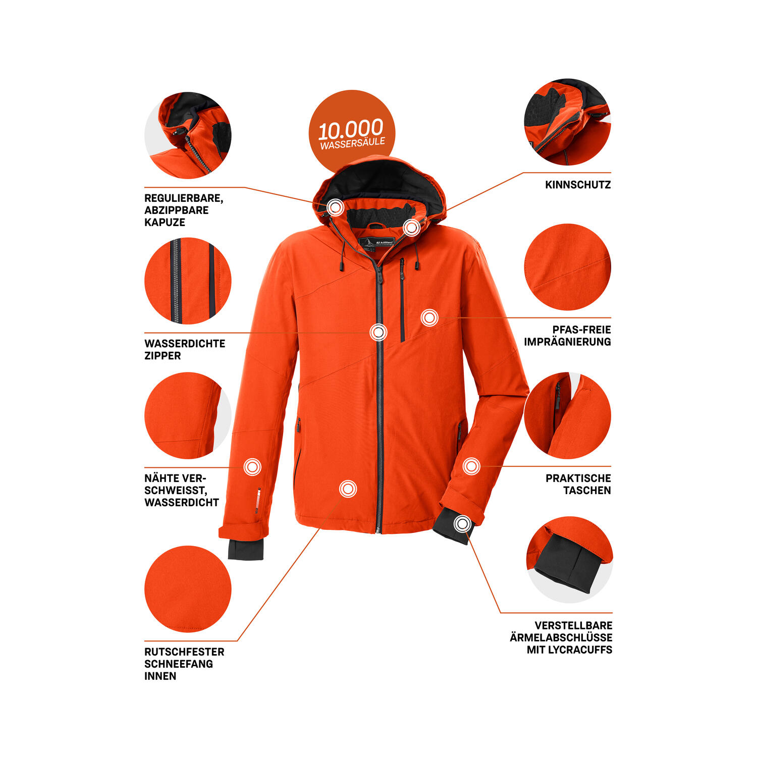 Herren Skijacke KSW 24 MN SKI JCKT 5/6