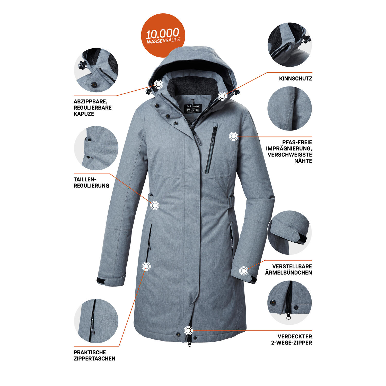 Damen Parka KOW 303 WMN PRK 7/7