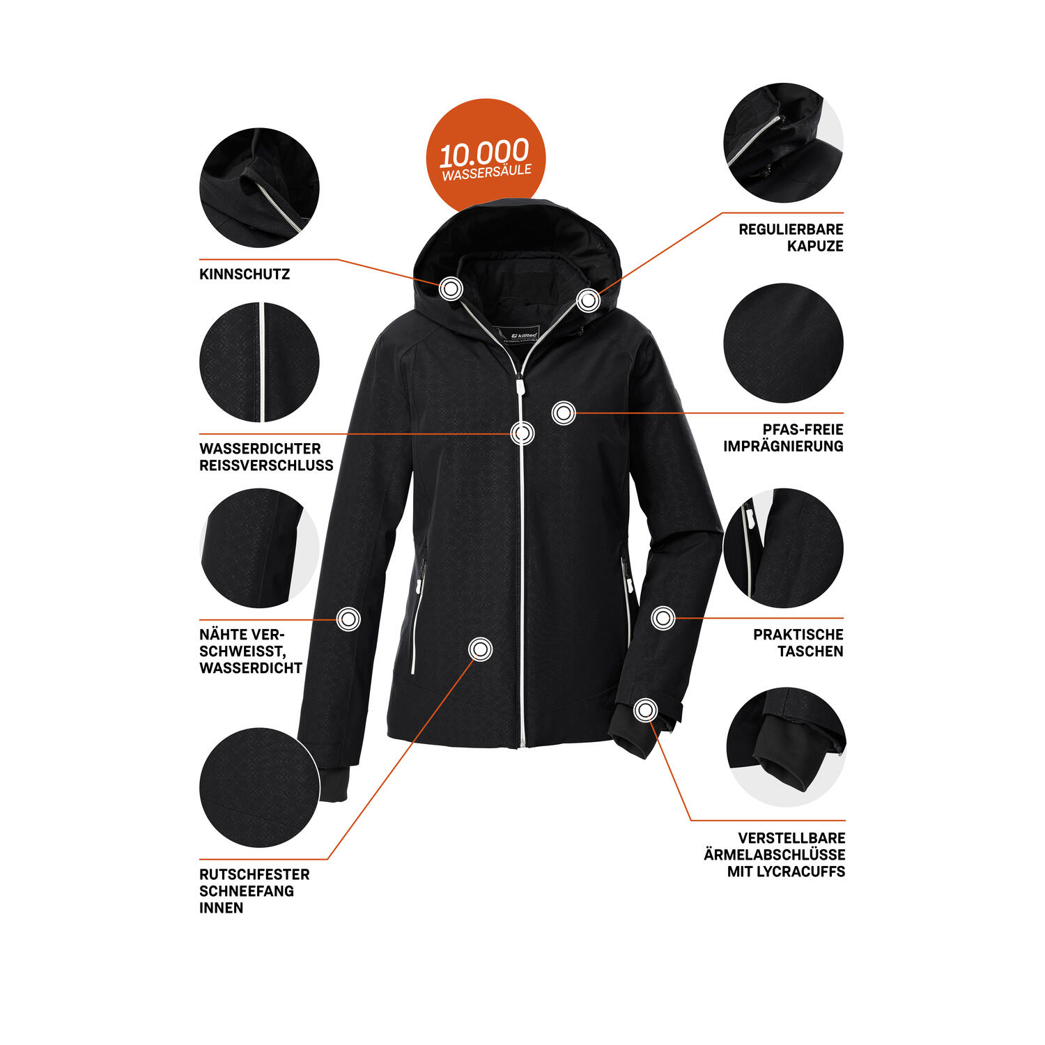 Damen Skijacke KSW 33 WMN SKI JCKT 6/7