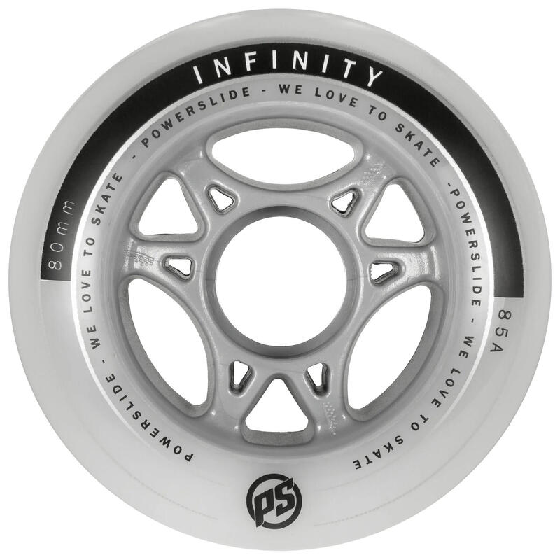 Roues de patins en ligne Powerslide Infinity II 80mm/85A 4 pcs. web only      3100€     POWERSLIDE Roues de patins en ligne Powerslide Infinity II 80mm/85A 4 pcs.Vendu exclusivement en ligne   