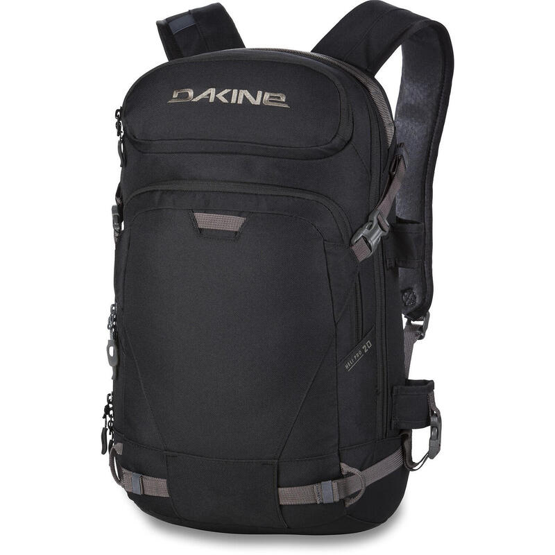 Sac à Dos Snowboard/Ski Dakine Heli Pro 20L – Noir Et Gris, Nombreux Compartiments – Occasion Bon état