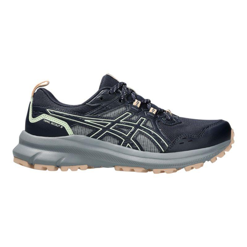 Sapatilhas ASICS Mulher Trail Scout 3 Cinzento Azul Verde Tamanho 38