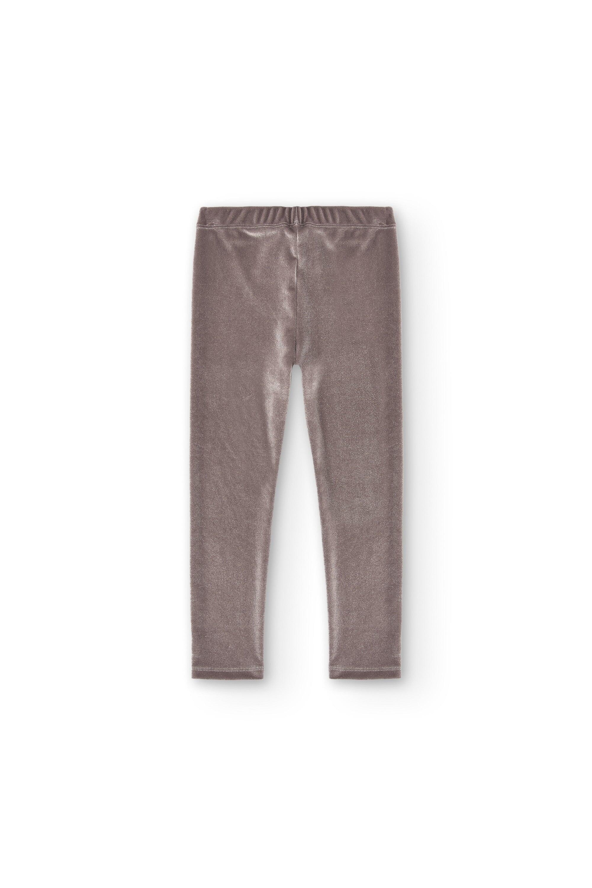 Leggings cinzentas para menina | Cintura 2/3