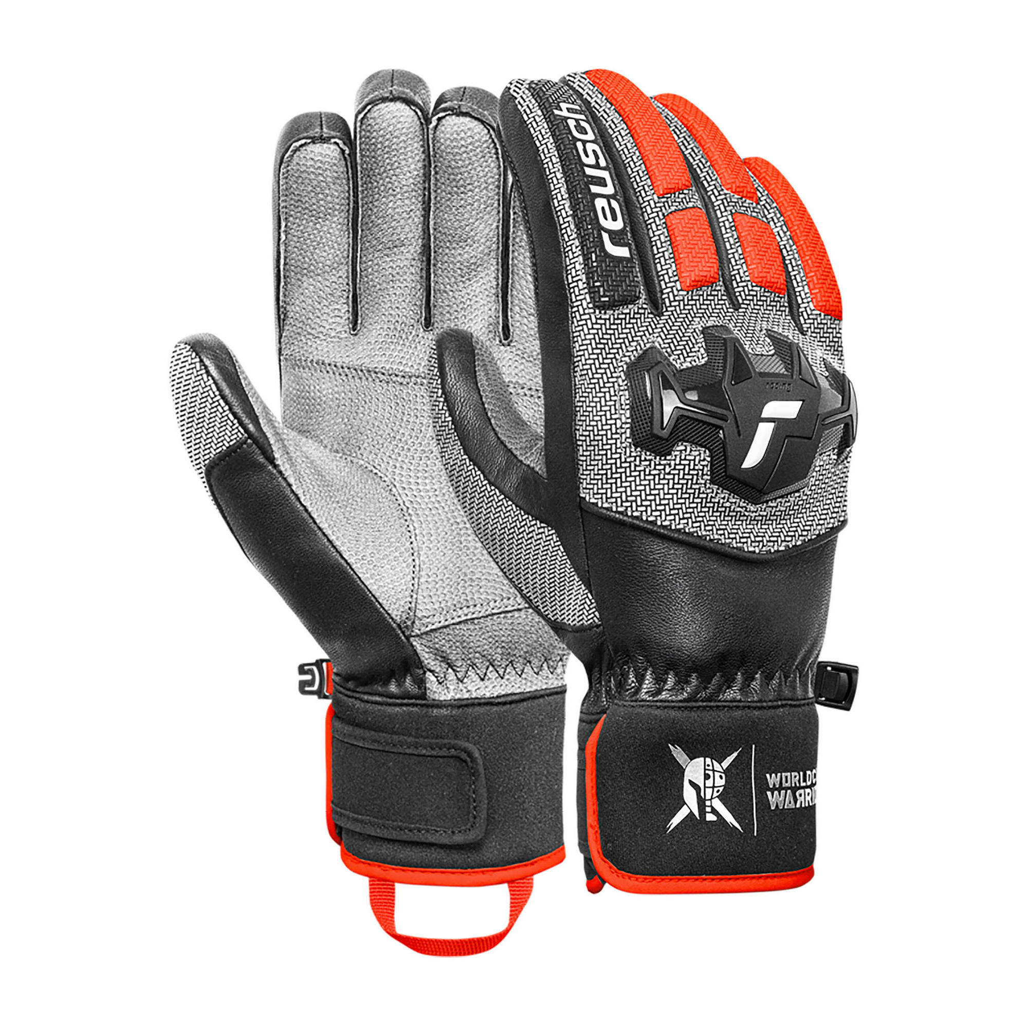 Reusch - Reusch Fingerhandschuhe Reusch Worldcup Warrior Team - Gants - Gris|noir - 7 - Decathlon