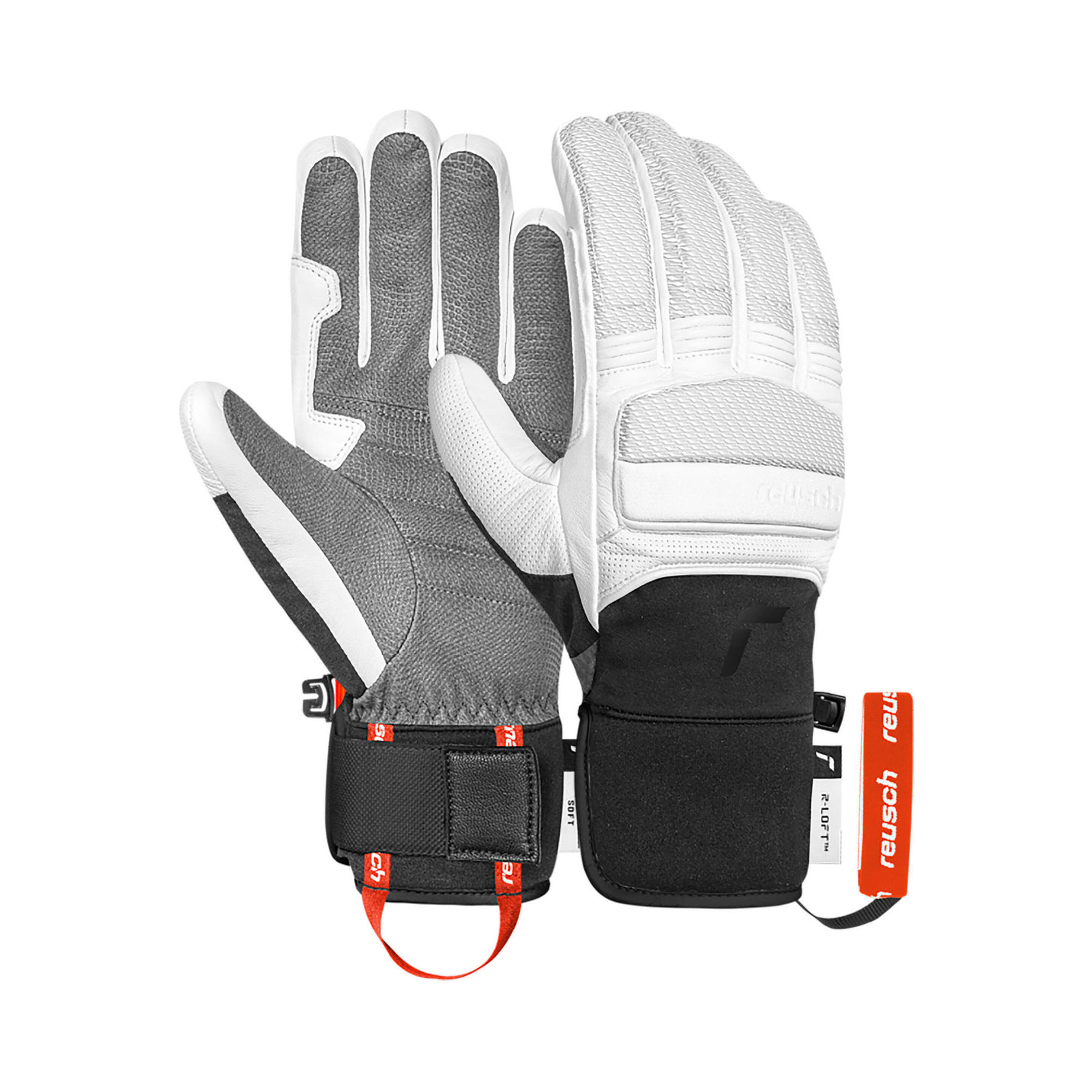 Reusch - Gants De Ski Reusch Alpine - Gants - Blanc|noir -  8 À 10 Ans - Decathlon