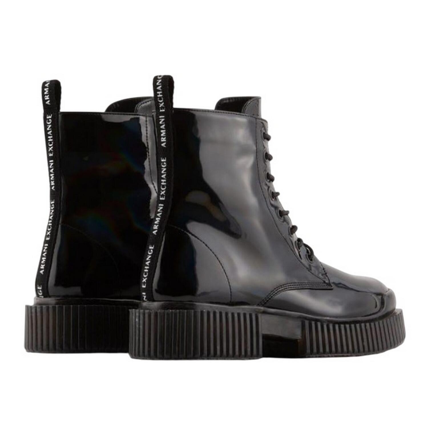 Stiefeletten für , Leder Damen Schwarz 2/4