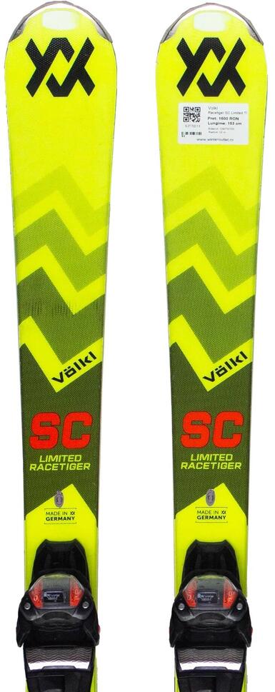 Używane narty - VOLKL Racetiger SC Limited TI 2025, 173 cm, stan bardzo dobry