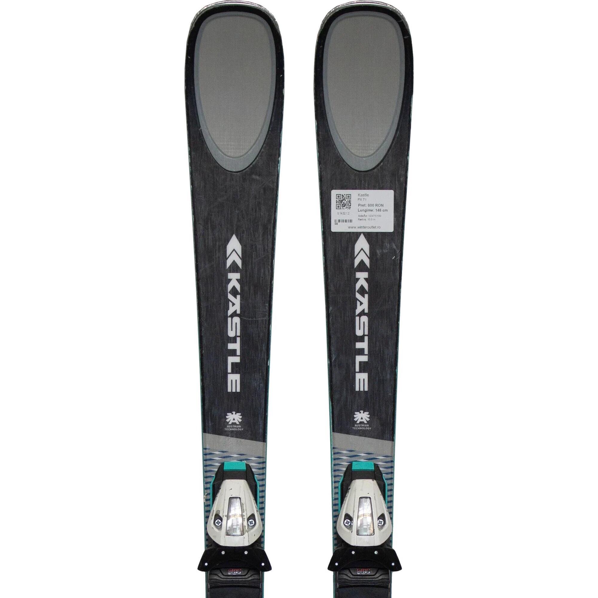 Używane narty - KASTLE PX 71, 148 cm, stan dobry