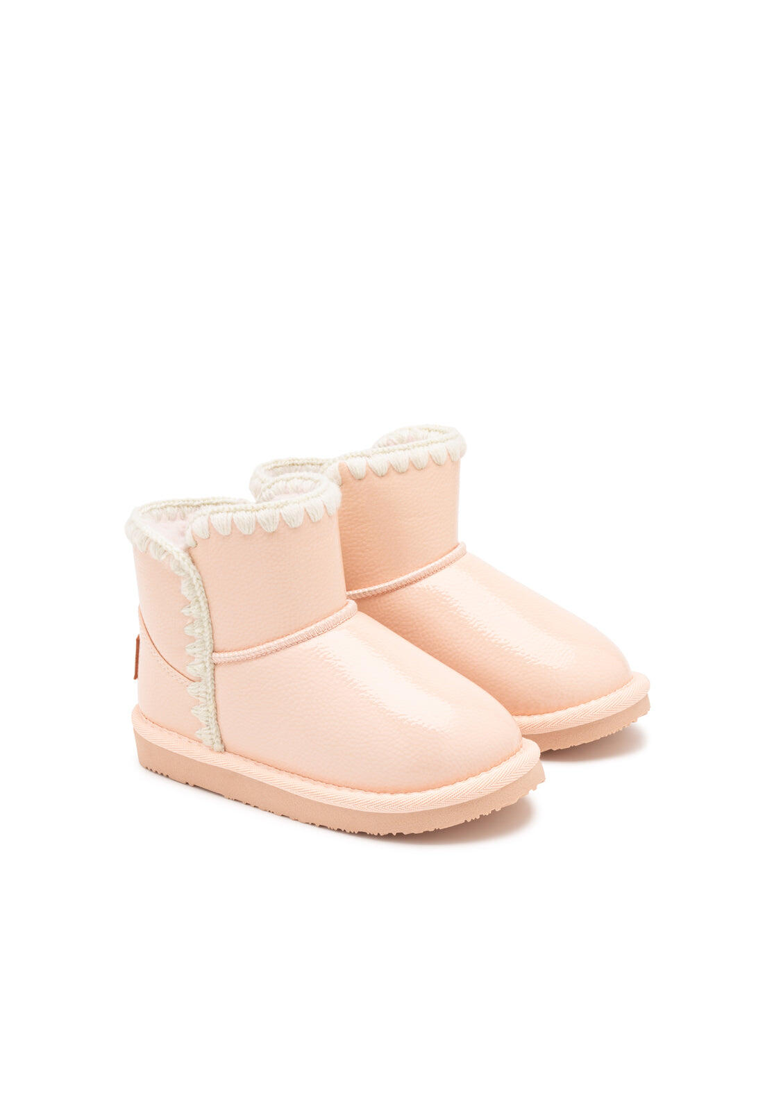 Botas Australianas de Niña de Charol en Rosa 2/4