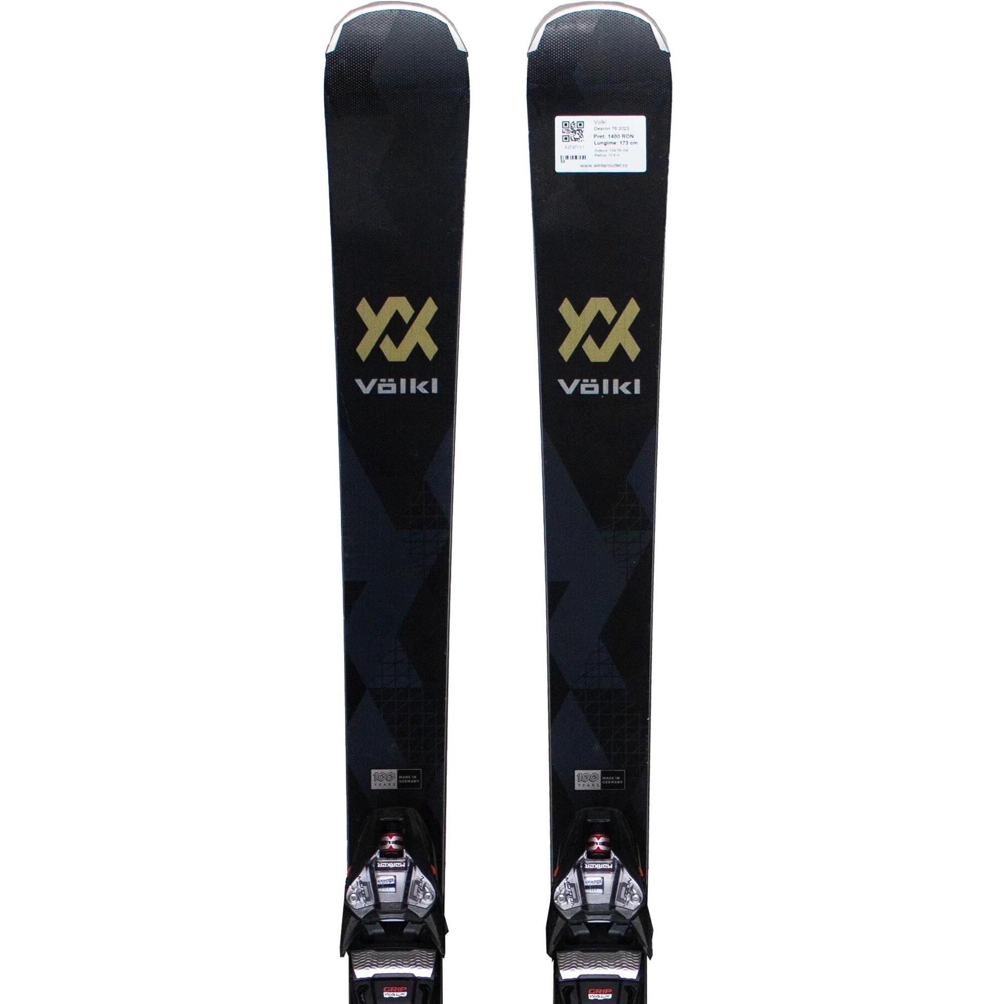 Używane narty - VOLKL Deacon 76 2023, 181 cm, stan bardzo dobry