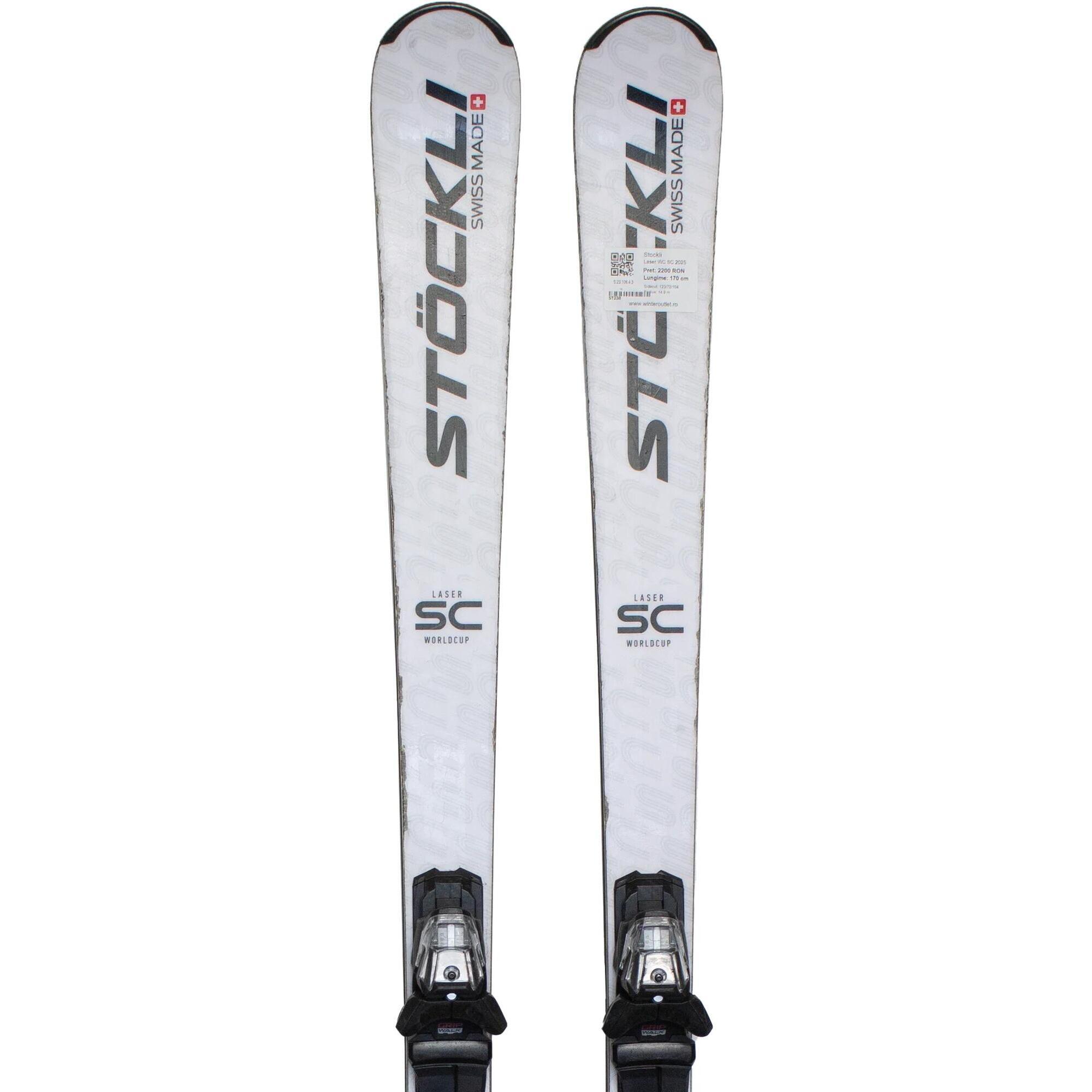 Używane narty - STOCKLI Laser WC SC 2025, 163 cm, stan zadowalający