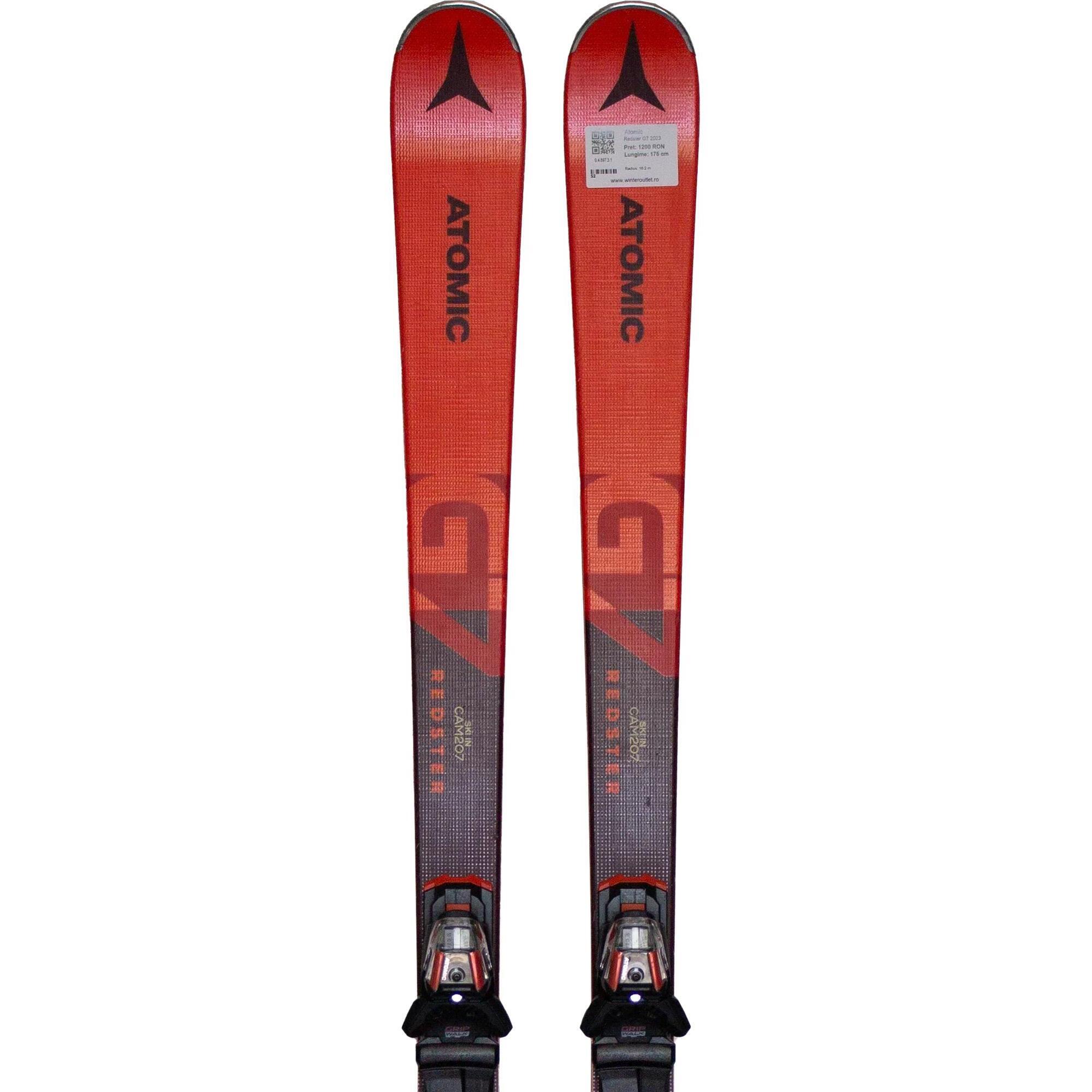 Używane narty - ATOMIC Redster G7 2023, 182 cm, stan bardzo dobry