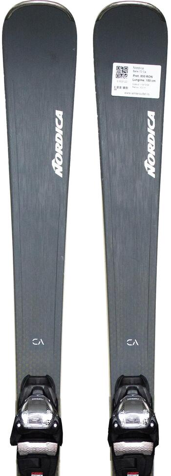 Używane narty - NORDICA Belle 72 Ca, 144 cm, stan dobry