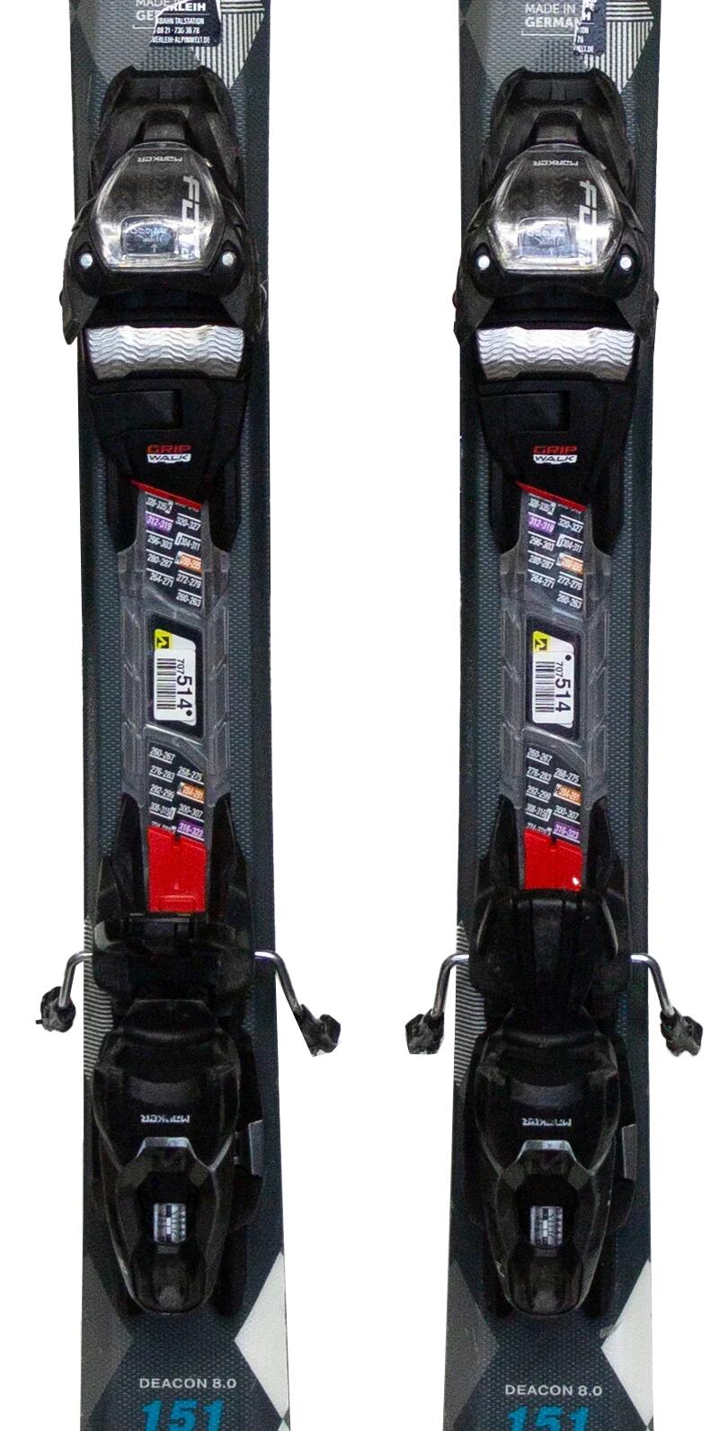 Skis d'occasion - VOLKL Deacon 8.0 2024, 151 cm, Très bon état 5/5