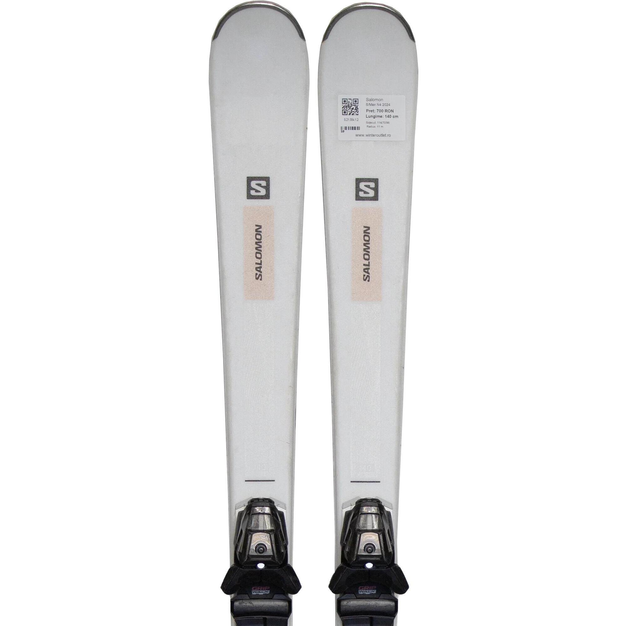 Używane narty - SALOMON S/Max N4 2024, 155 cm, stan dobry