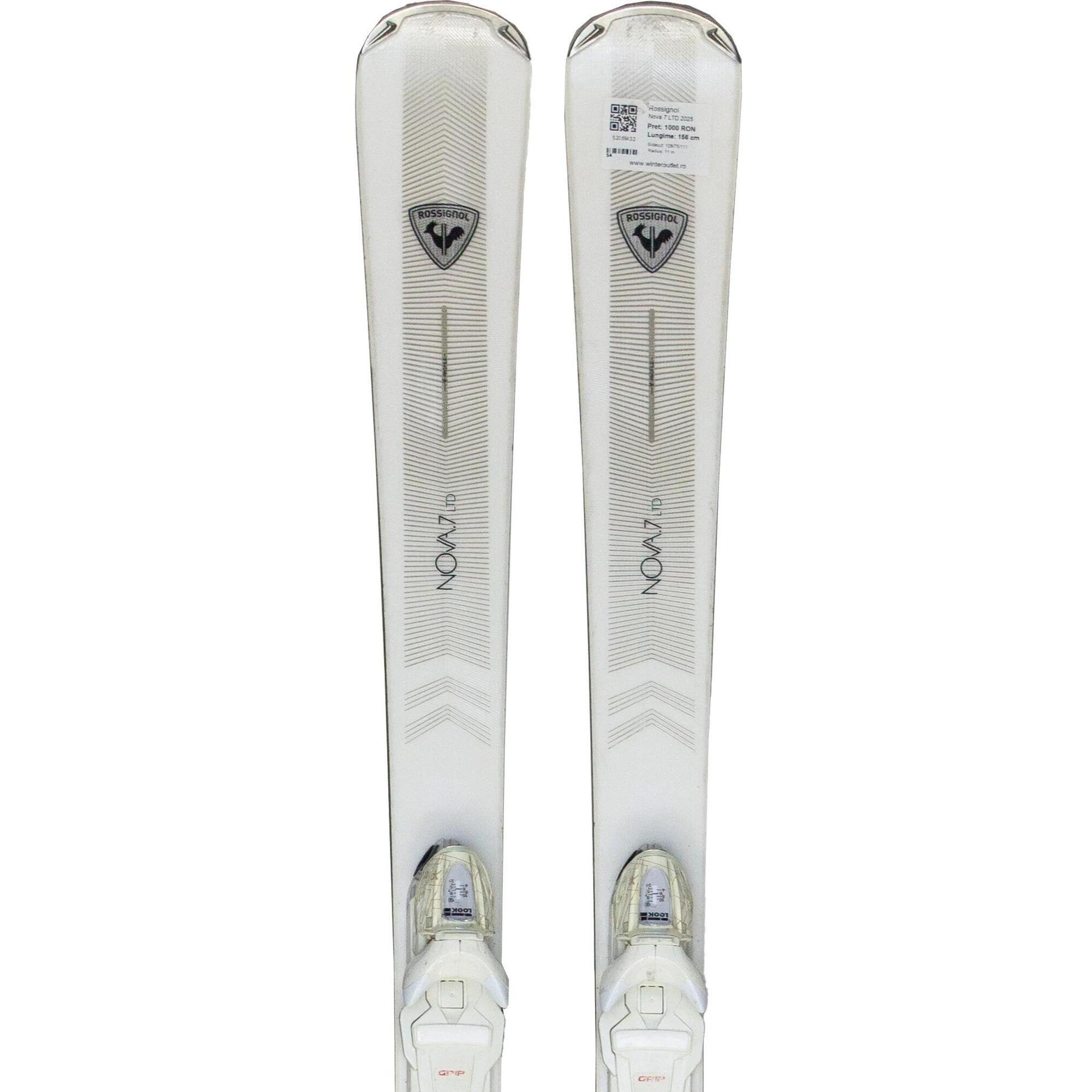 Używane narty - ROSSIGNOL Nova 7 LTD 2025, 156 cm, Immaculate condition