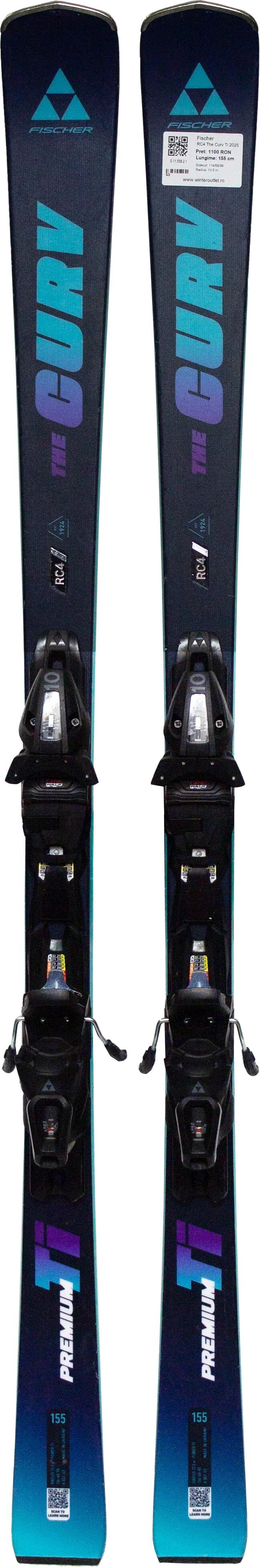 Skis d'occasion - FISCHER RC4 The Curv Ti 2025, 160 cm, Bon état 3/5