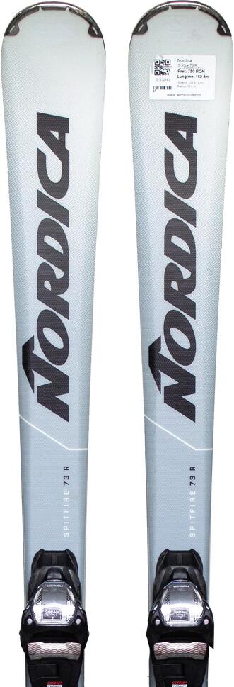 Second Life- Narty NORDICA Spitfire 73 R, 168 cm- Stan bardzo dobry