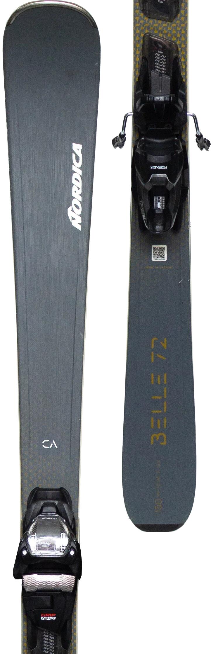 2ND LIFE - NORDICA Belle 72 Ca, 144 cm, Dobrý stav 4/5