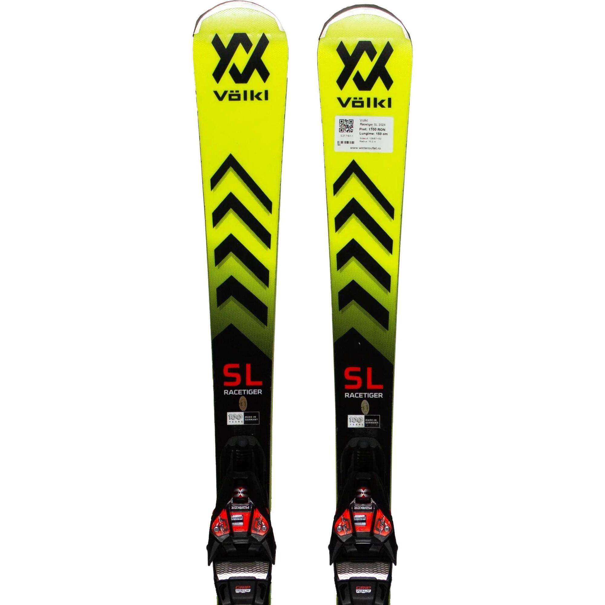Używane narty - VOLKL Racetiger SL 2024, 150 cm, stan bardzo dobry