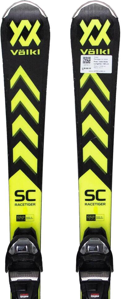 Używane narty - VOLKL Racetiger SC 2024, 148 cm, stan dobry