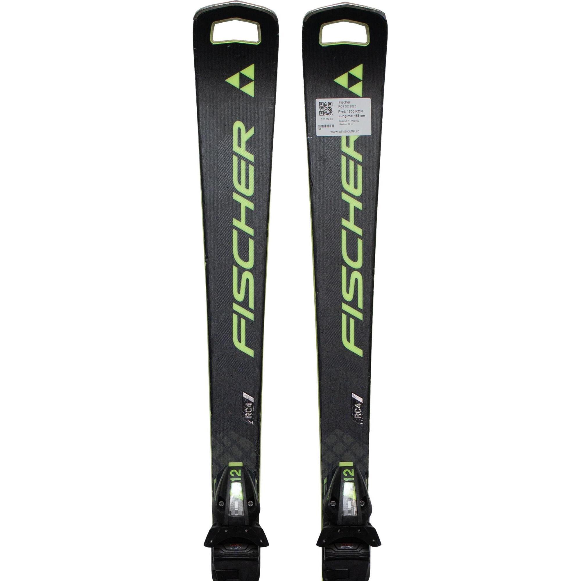 FISCHER 2ND LIFE - FISCHER RC4 SC 2025, 165 cm, Dobrý stav