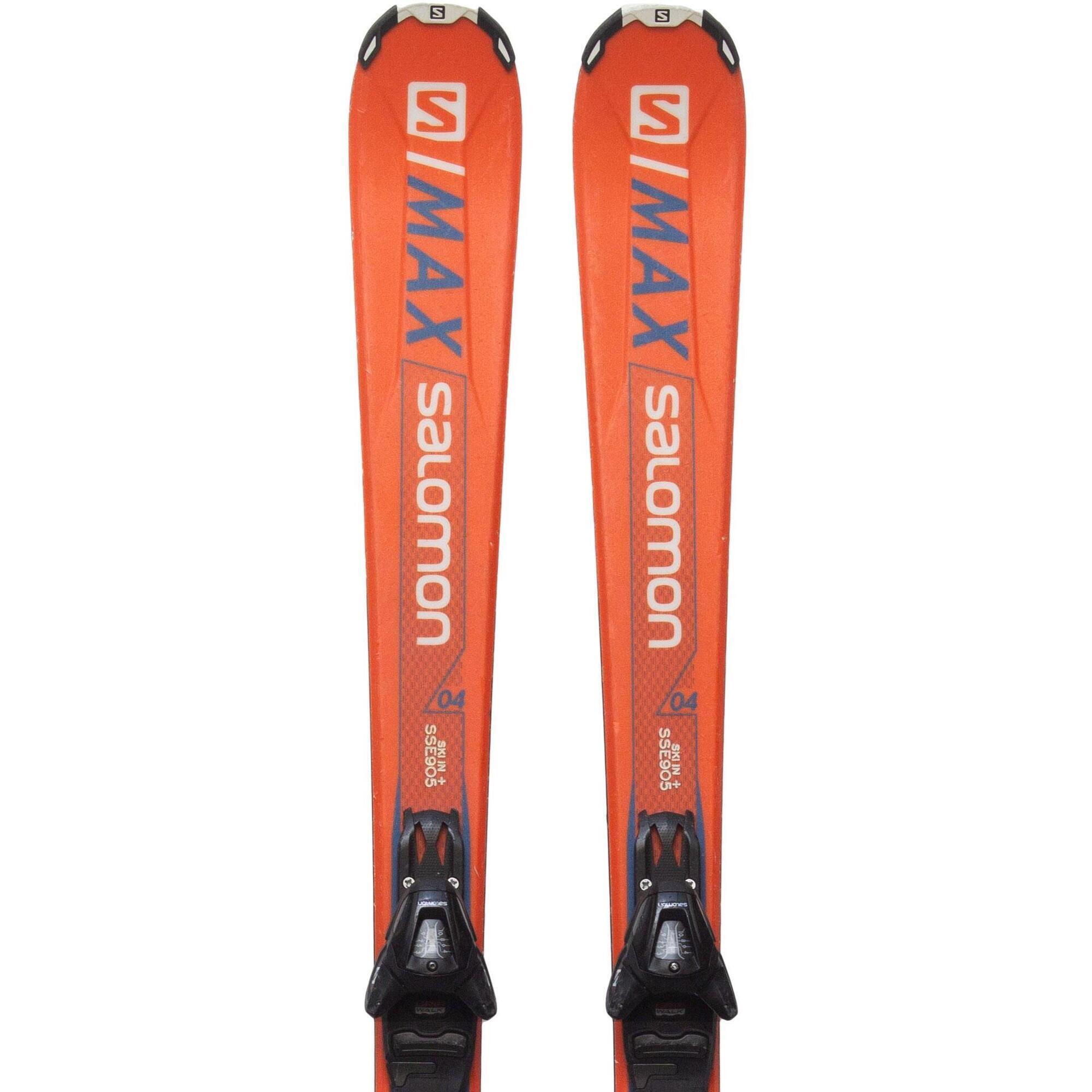 Używane narty - SALOMON S MAX 4C, 145 cm, stan bardzo dobry