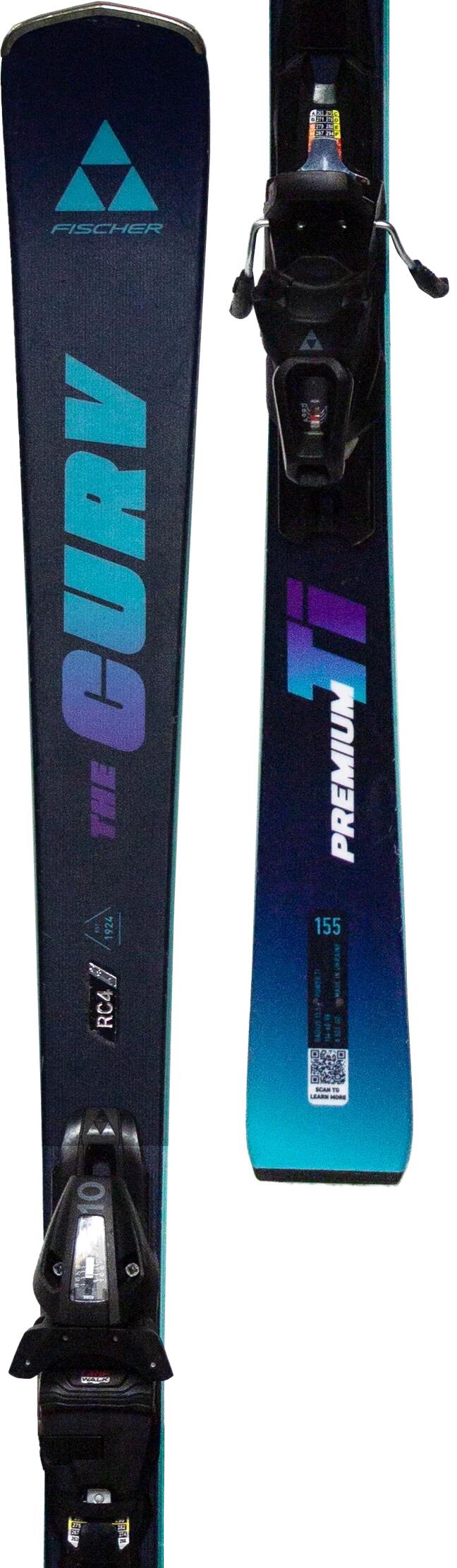 Skis d'occasion - FISCHER RC4 The Curv Ti 2025, 160 cm, Bon état 4/5
