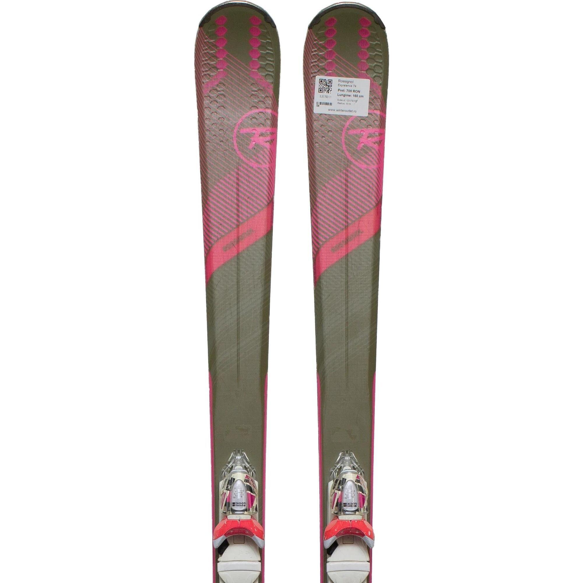 Używane narty - ROSSIGNOL Experience 74, 160 cm, stan bardzo dobry