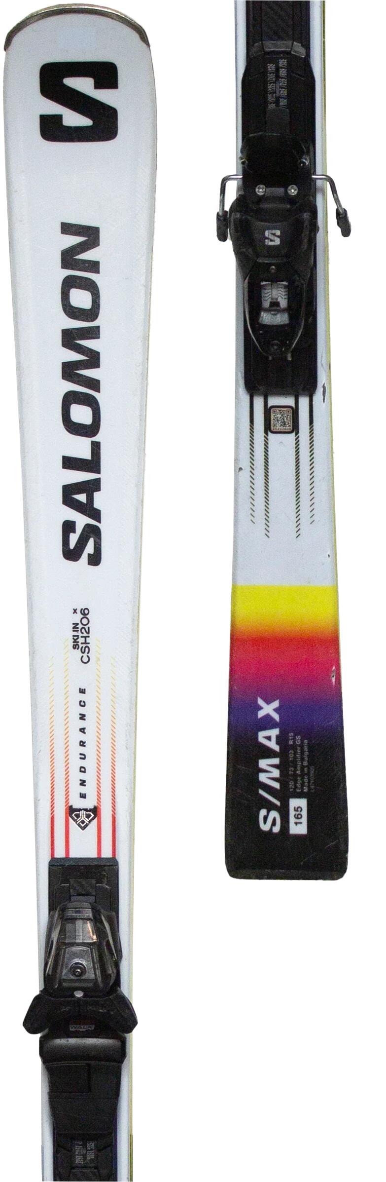 Skis d'occasion - SALOMON S Max Endurance 2024, 165 cm, Bon état 4/5