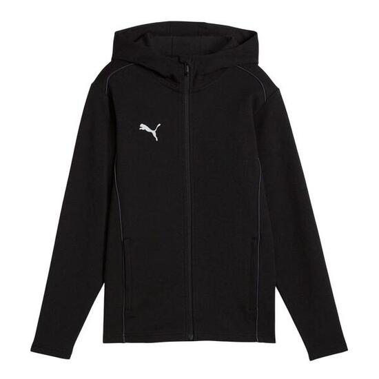 TeamFINAL Casuals" Kapuzenjacke für Herren Kinder Schwarz