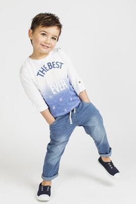 Camiseta manga larga bebé niño "The Best Kid Ever