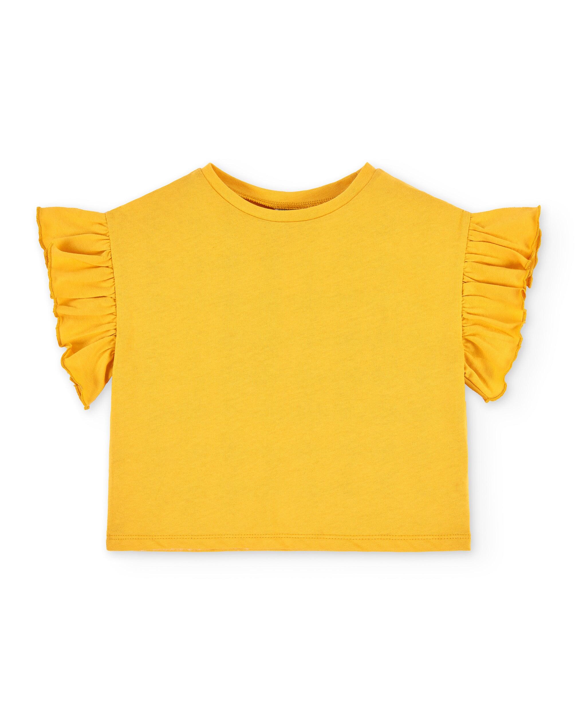 Camiseta mostarda para 2/4