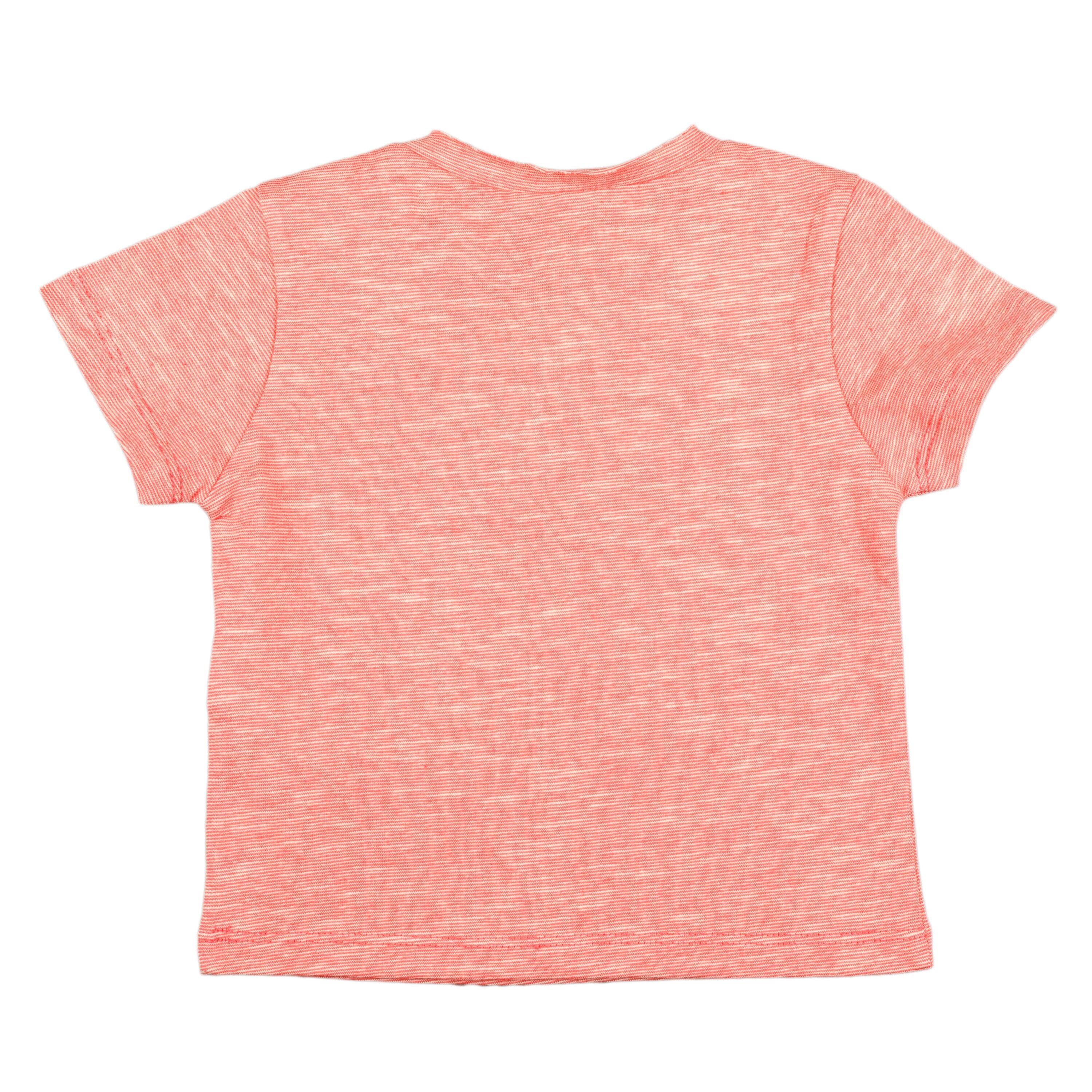 Camiseta de bebé niño coral bolsillo lateral 2/5