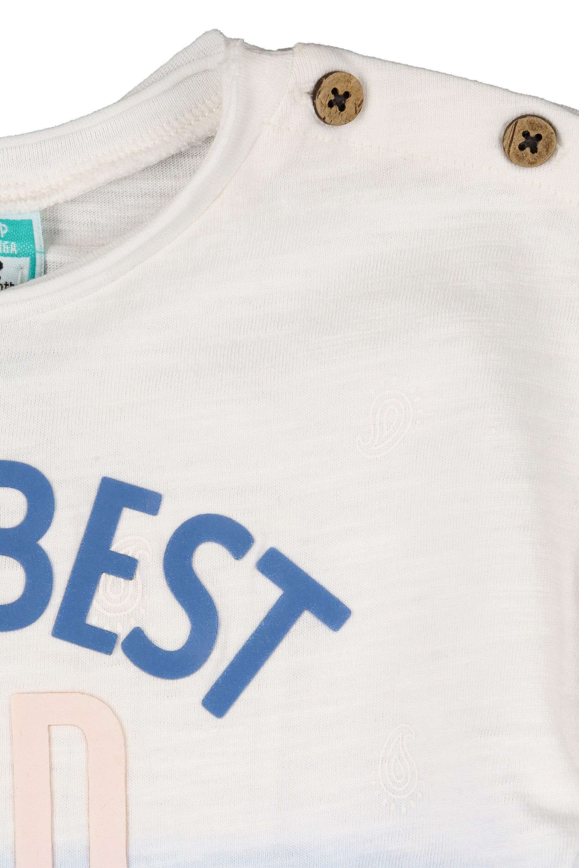 Camiseta de manga comprida "O Melhor Garoto do Mundo" para bebês 4/5