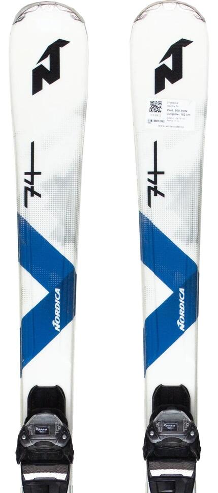 Second Life- Narty NORDICA Sentra 74, 152 cm- Stan bardzo dobry