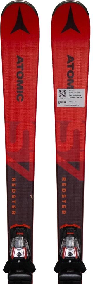 Używane narty - ATOMIC Redster S7 2023, 156 cm, stan bardzo dobry