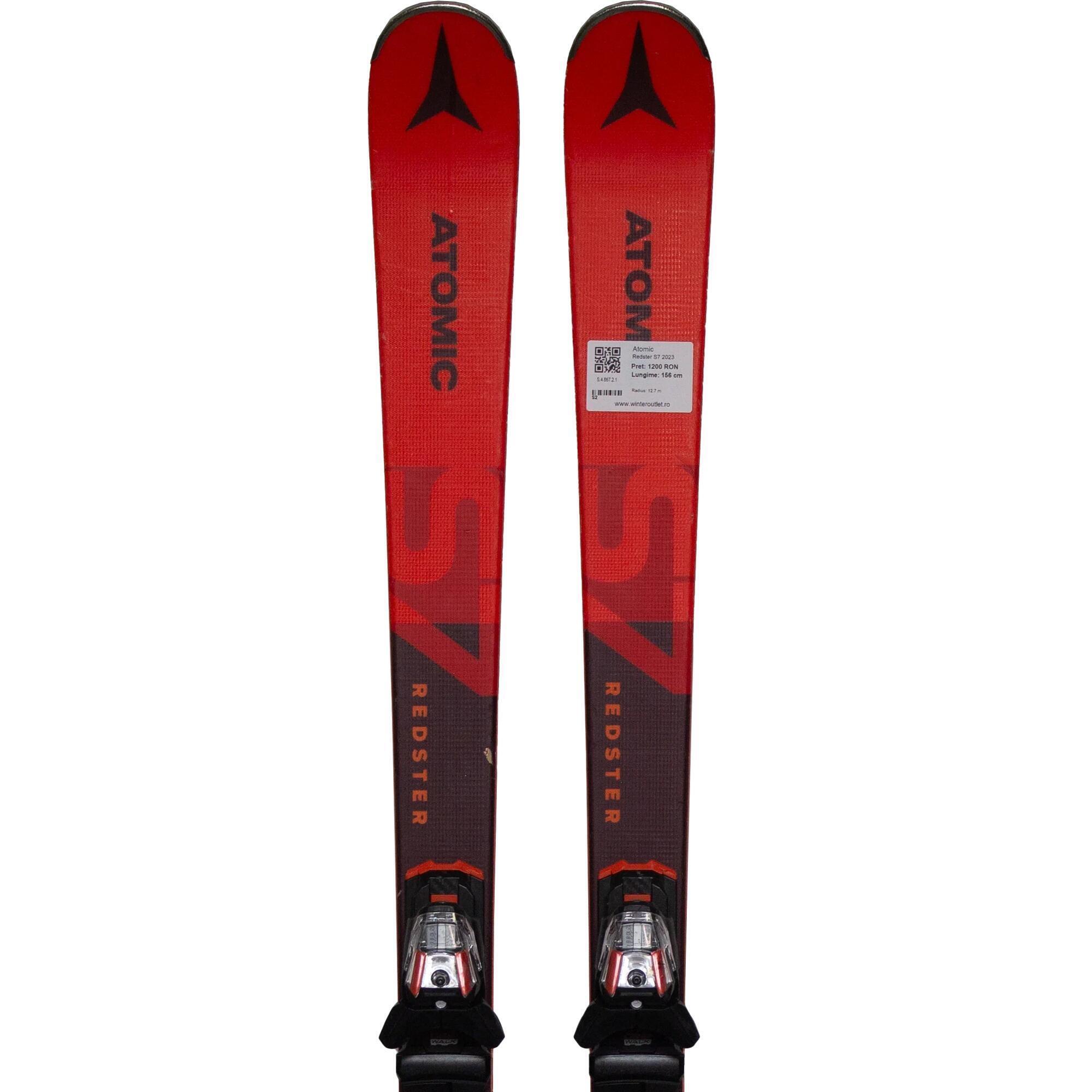 Używane narty - ATOMIC Redster S7 2023, 156 cm, stan bardzo dobry