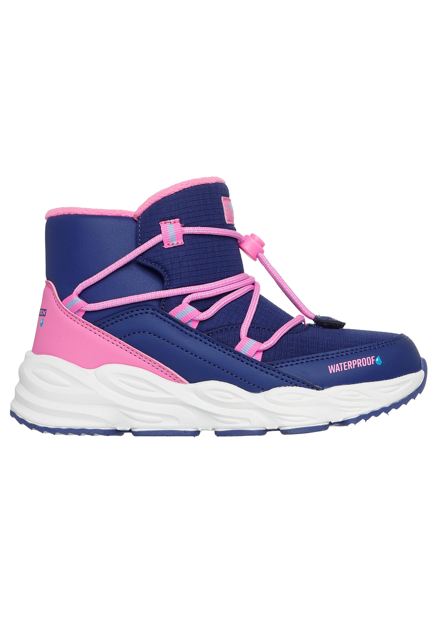 Skechers Turbo Tread-Winter Storm Kinder Winterstiefel Sneaker 303492L blau/pink 2/5
