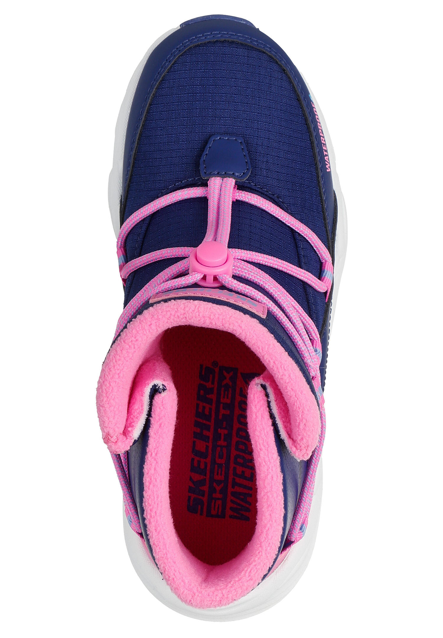 Skechers Turbo Tread-Winter Storm Kinder Winterstiefel Sneaker 303492L blau/pink 4/5