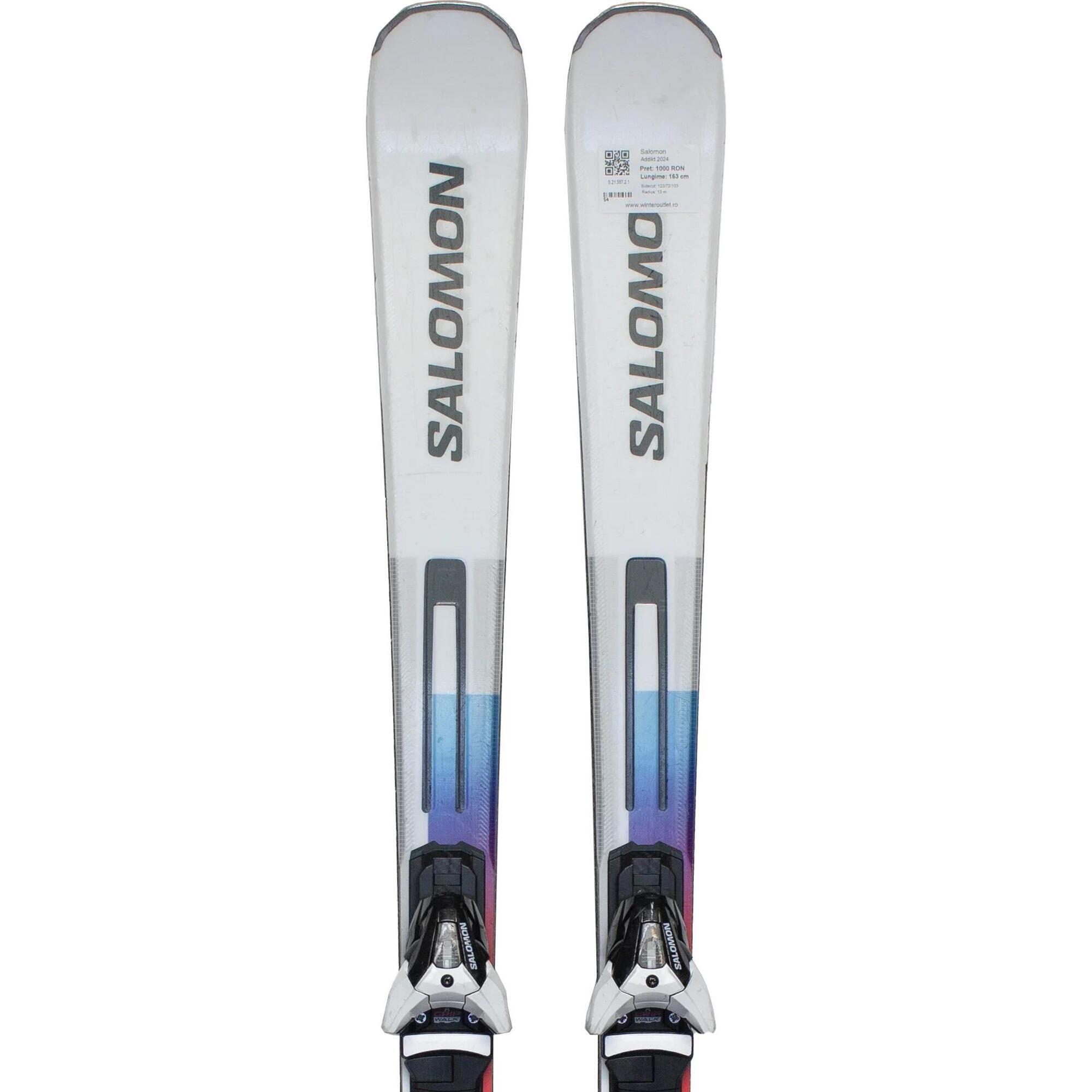 Używane narty - SALOMON Addikt 2024, 163 cm, stan dobry