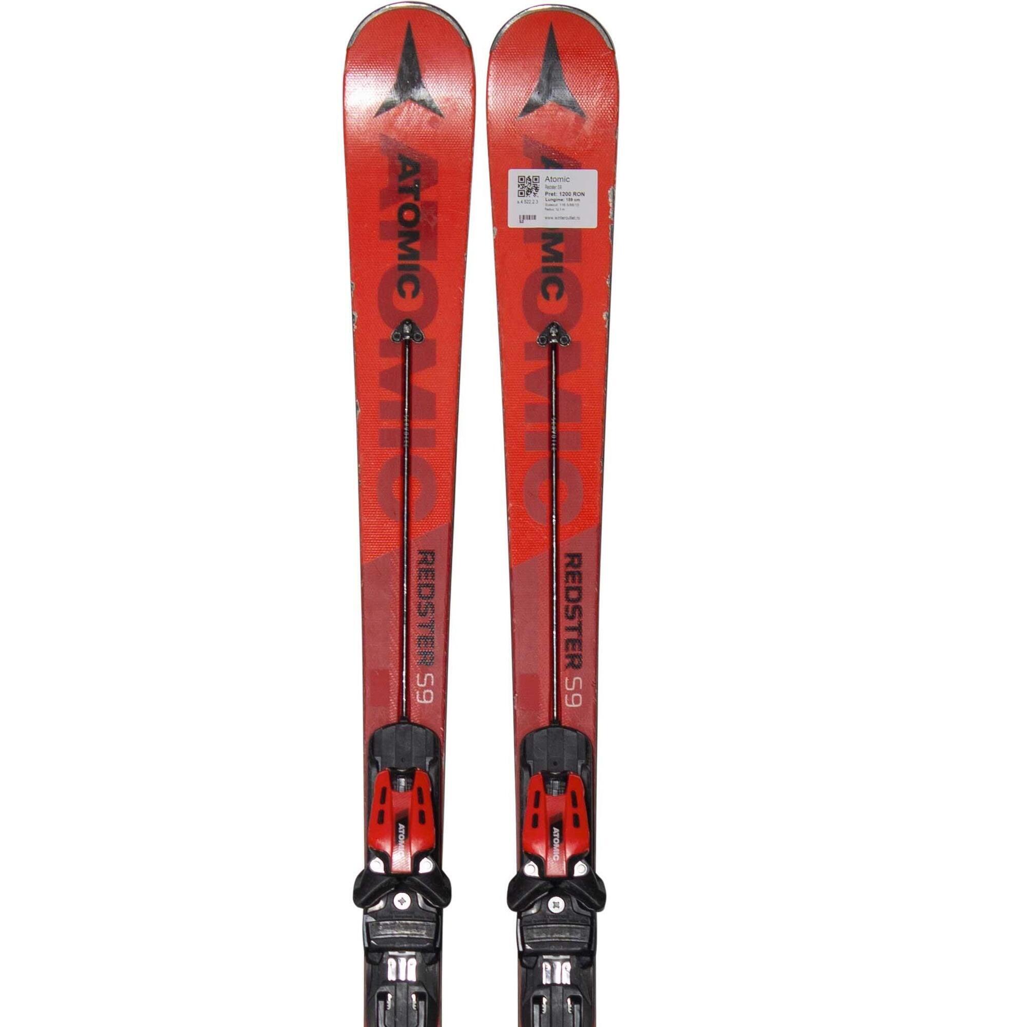 Używane narty - ATOMIC Redster S9, 159 cm, stan dobry