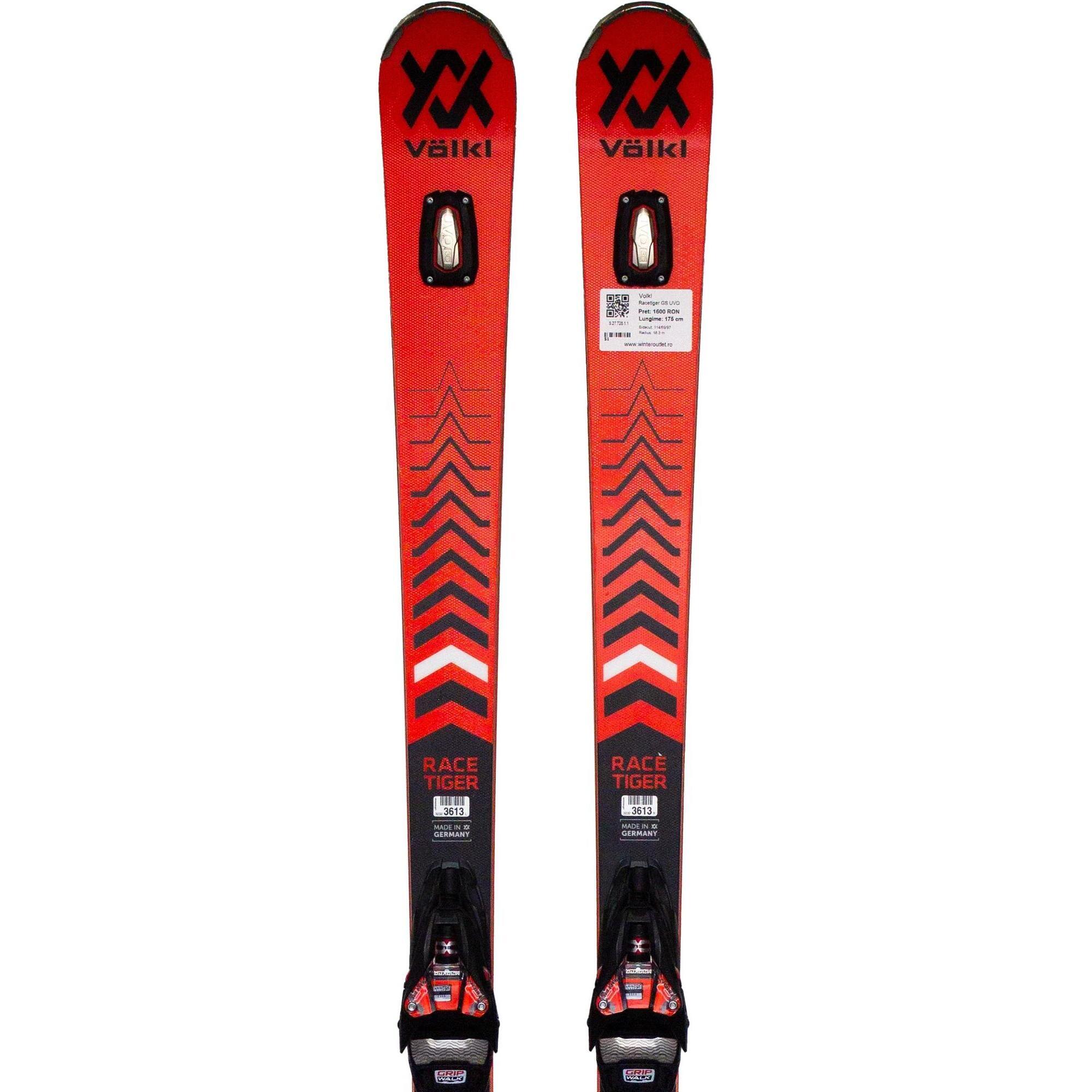 VÖLKL 2ND LIFE - VOLKL Racetiger GS UVO, 180 cm, Bezvadný stav