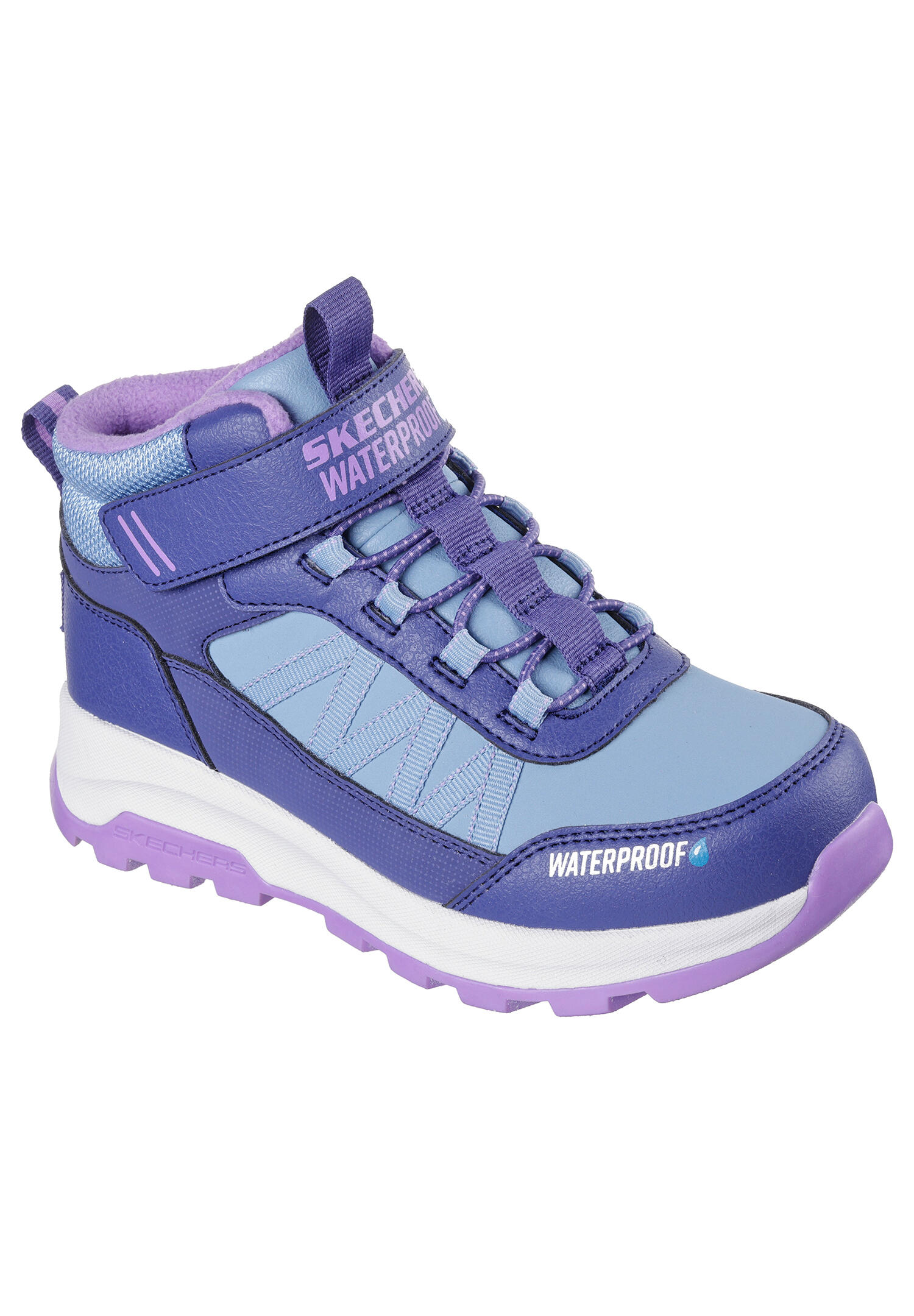 Skechers Storm Blazer-Arctic Mass Kinder Winterstiefel Sneaker 303493L blau/lila 3/5