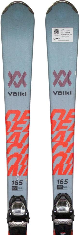 Używane narty - VOLKL Deacon 7.2 2024, 165 cm, stan bardzo dobry