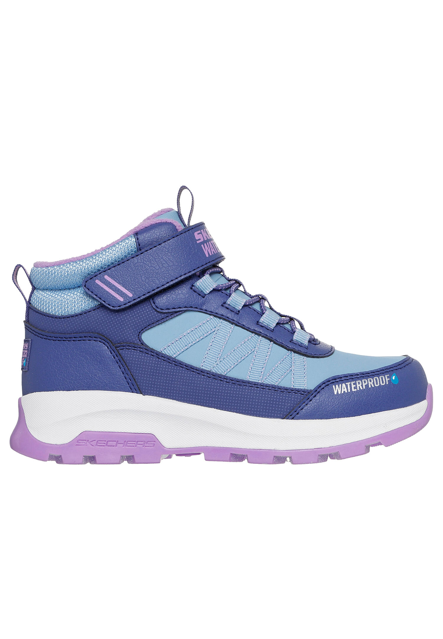 Skechers Storm Blazer-Arctic Mass Kinder Winterstiefel Sneaker 303493L blau/lila 2/5