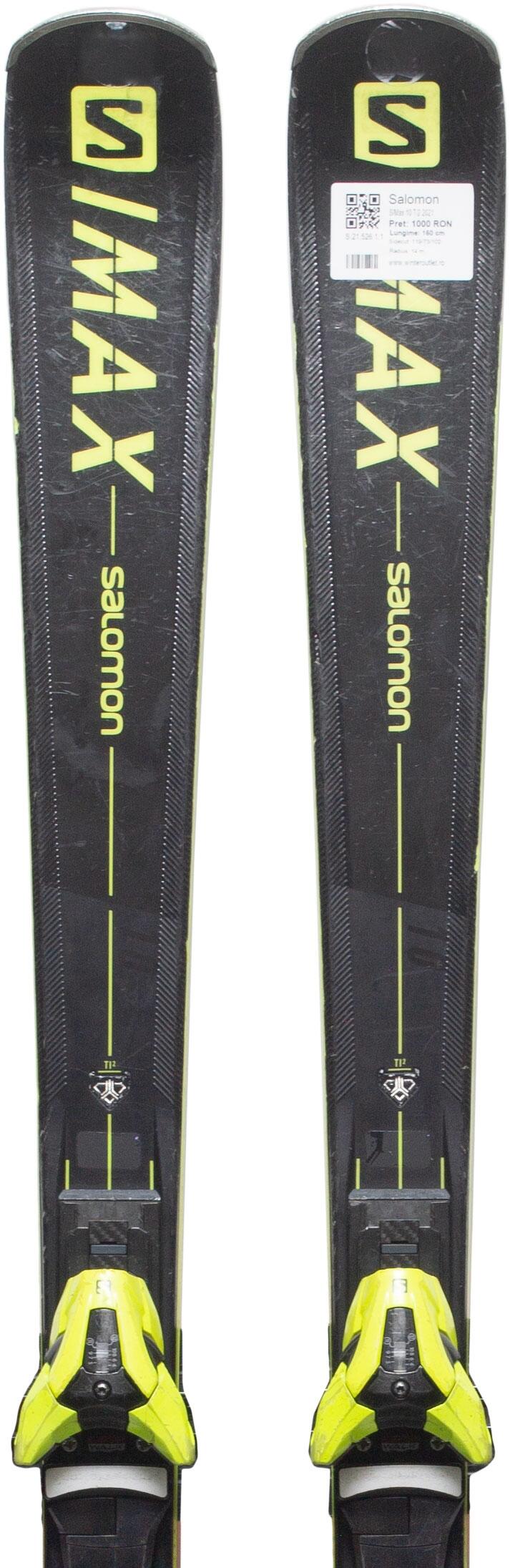 SALOMON Skis d'occasion - SALOMON S/Max 10 Ti2 2021, 160 cm, Bon état